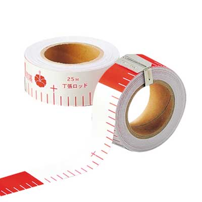 Rakuten - 丁張ロッドエコ50　HTRE50-30【紅白30cm間隔・丁張用・写真撮影・記録撮影】