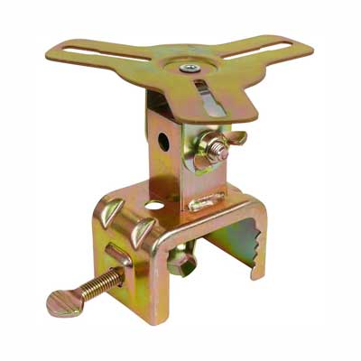 回転灯クランプ　JS-G【保安灯・注意喚起・単管】