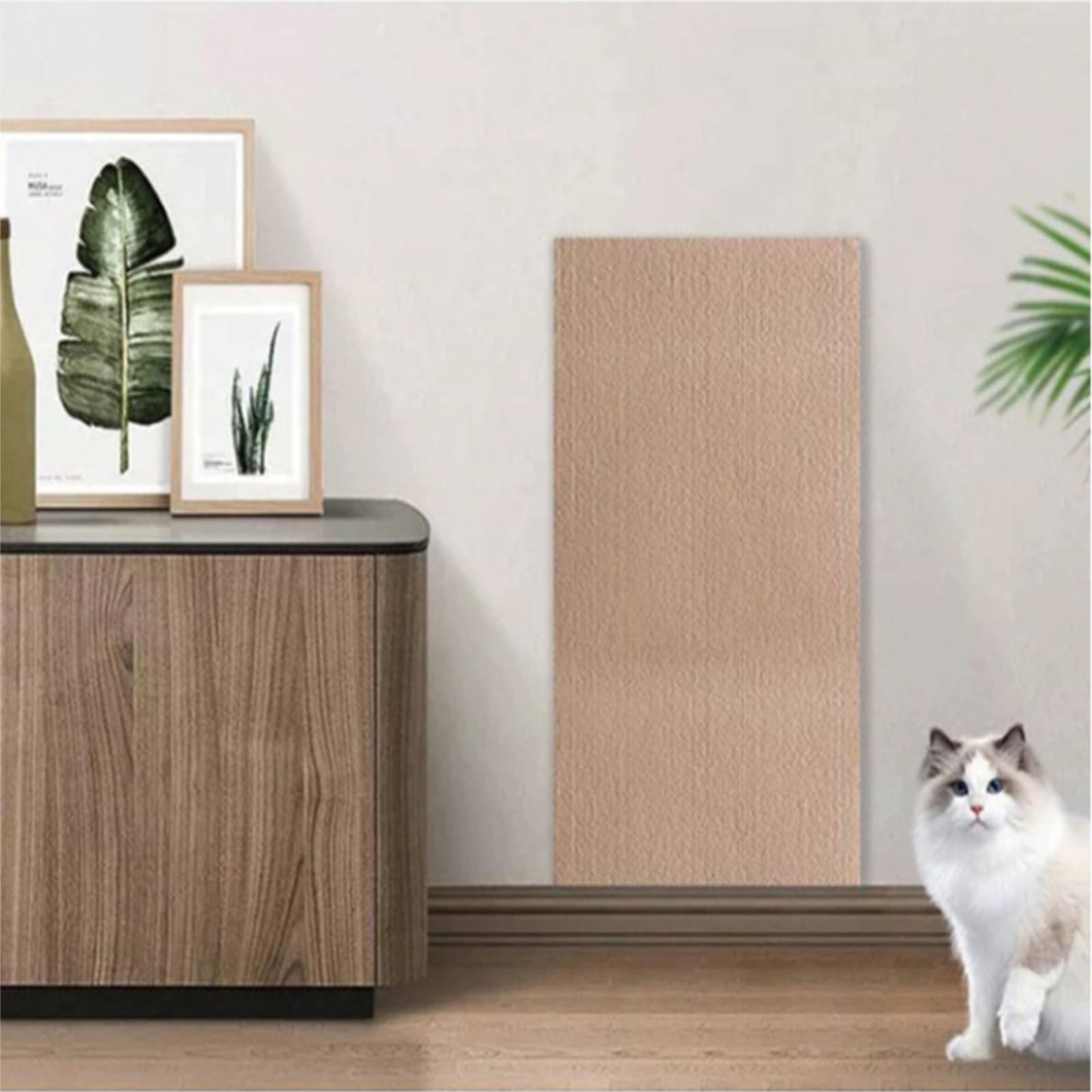 猫 壁紙保護シート 爪とぎ防止マット 強粘着 跡が残らない 自由カット可能 汚れ保護 冷え防止 滑り止め..