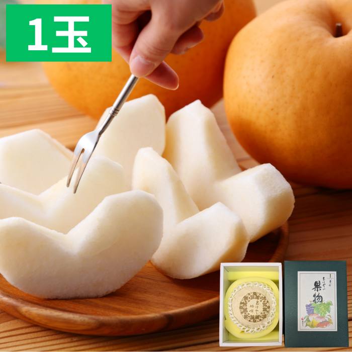 梨 なし【出荷時期11月下旬～12月上旬】岡山県産 あたご梨 1玉 約750g～800g 贈答用 果物 フルーツ ギフト お歳暮 冬ギフト 御歳暮