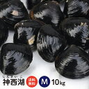 【送料無料】 神西湖 砂抜き済 冷凍しじみ Mサイズ 10kg(1kg×10袋、10キロ)島根県を代表するもう一つのしじみ産地、神西湖の砂抜き冷凍しじみ(シジミ...