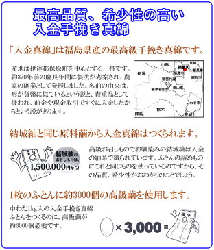 真綿布団　西川【送料無料】【東京西川】パラディース〜Paradies〜極上入金真綿掛け布団(ダブルロング190×210cm)17ww★シルク100％ ドイツシルクサテン 高級手挽き真綿 真わた まわた 絹 本格 職人技 掛け布団 日本製 天然繊維 1.5kg 吸湿性 放湿性 ダブル★KL001