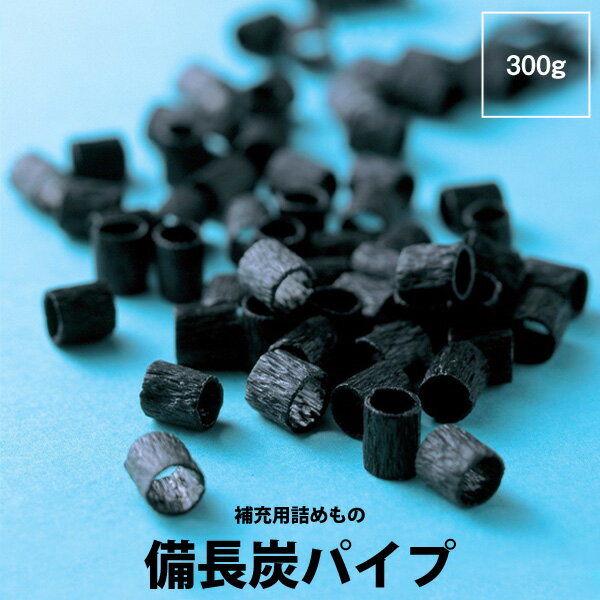 お買いまわりにおすすめ♪パイプ 補充用 西川 備長炭パイプ 補充用パック 300g パイプ 炭 詰め物 詰めもの ファインスムーズ finesmooth RC7587