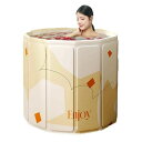 全店商品5%ポイントバック 浸かれ ポータブル浴槽 お風呂 直径70/80cm 高さ66cm ポータブルバスタブ 折りたたみ 収納便利 組み立て不要 大人 子供...
