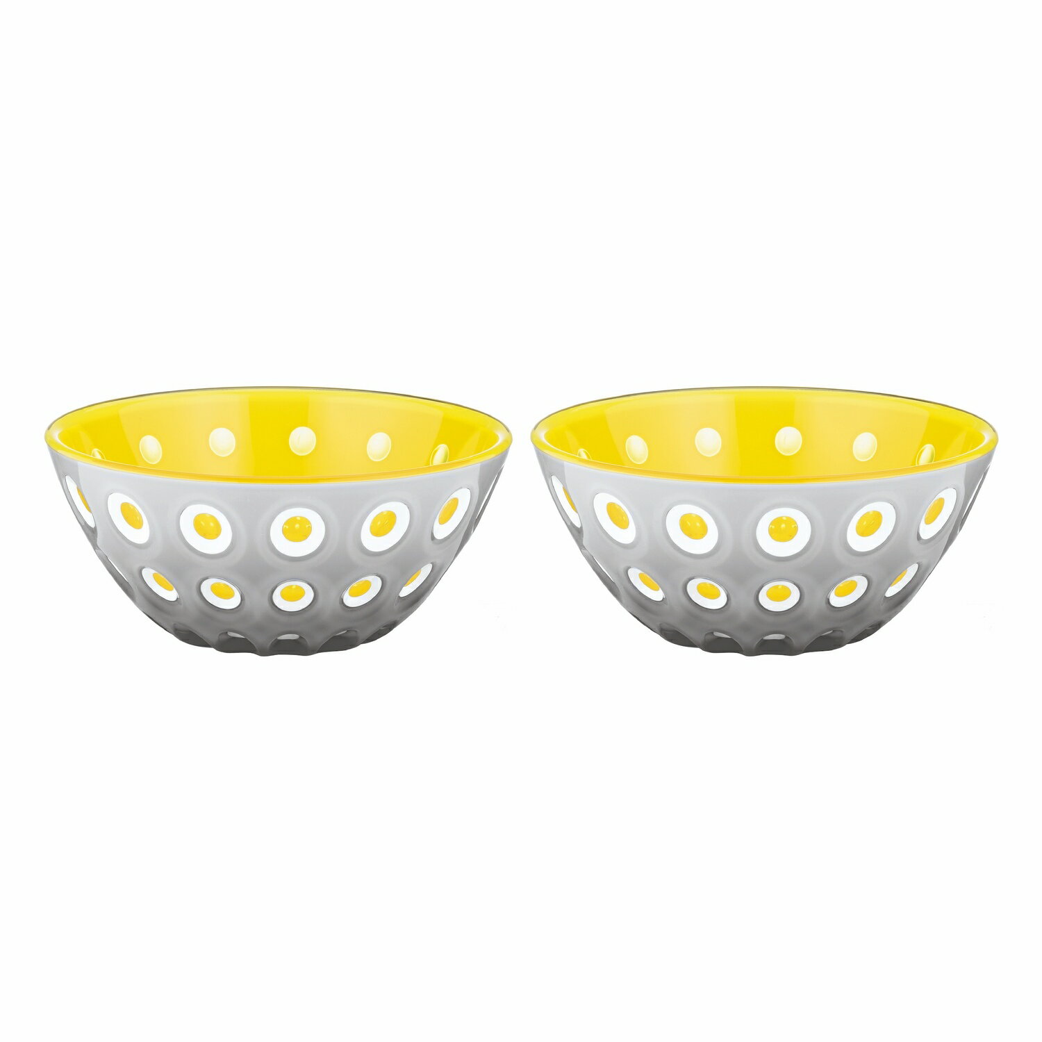 Guzzini (グッチーニ) S ボウル 2個セット Le Murrine グレー 279412-141