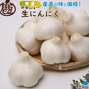 【予約】 特選 生にんにく 1kg 発送予定5月上旬頃〜【 送料無料 KS にんにく ニンニク 国産 紀州 和歌山 農家直送 醤油漬け 料理 レシピ ガーリック...