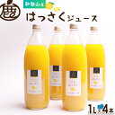 はっさく ジュース 1L×4本 