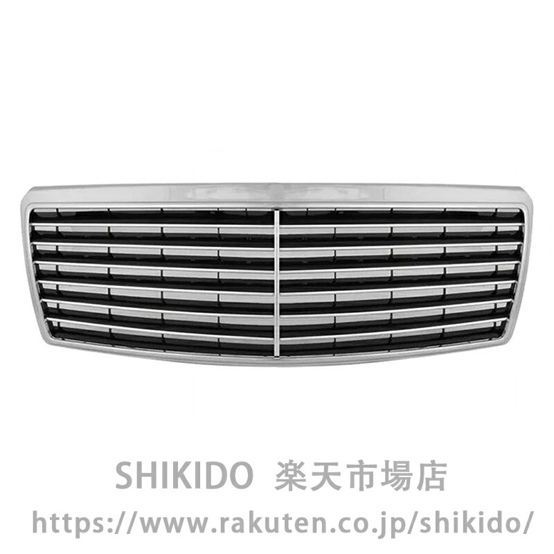 車フロントグリル 用の S60 W140 1991-1998 フロントバンパー ラジエーターグリル メッシュ ミドルネット グリッドベース A1408800583 1408800583(High)