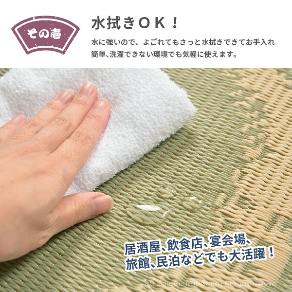 【7/4/20時-28h店内最大15％クーポン有】水拭きできる座布団 円相【えんそう】 約5...