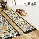 【5％OFFクーポン配布中・4/27/9:59まで】国産い草玄関マット イデア 約30×120cm 二段かまち 上がりかまち 框 一戸建て 抗菌 防臭 花柄..