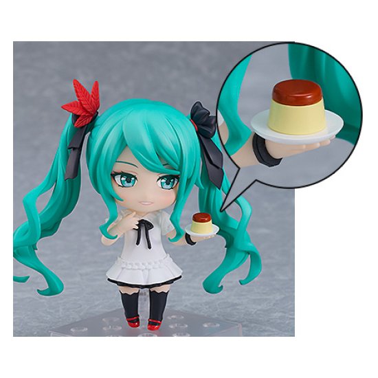 ねんどろいど 音ミク ワールドイズマイン 2024Ver. 「こだわりたまごのとろけるプリン+持ち手」付き