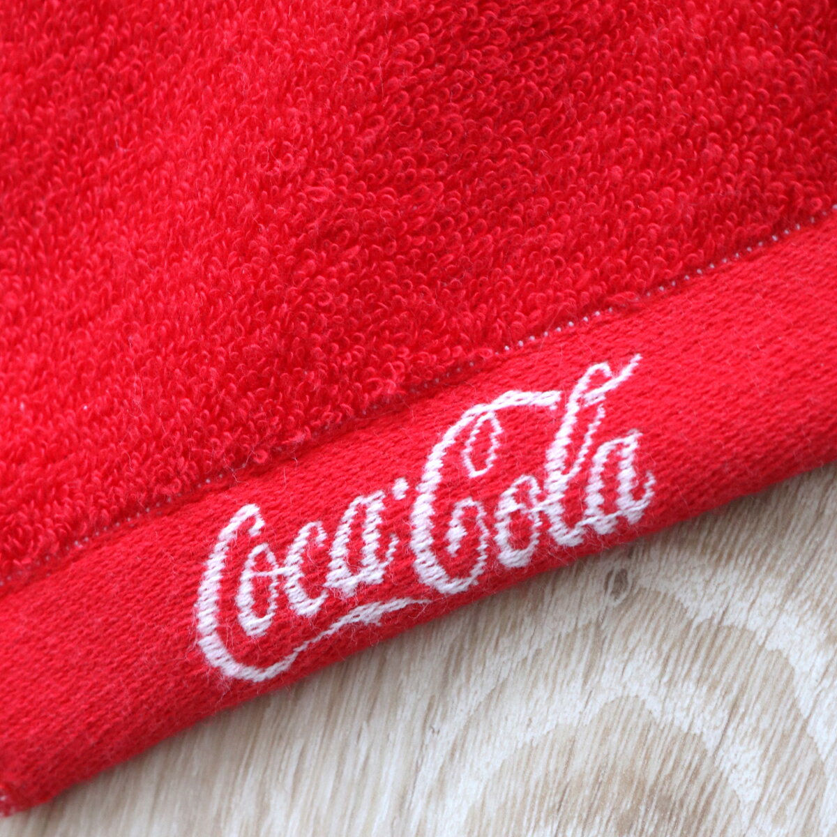 コカ・コーラ フェイスタオル 34×75cm Coca・Cola グッズ プール タオル 綿100％ ...