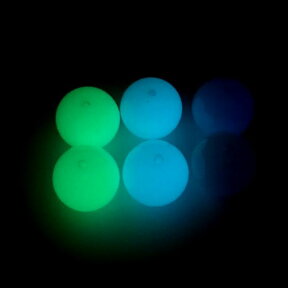 蓄光玉ビーズ 18mm ガラス玉 暗闇で光る ブルー ライトブルー グリーン パーツ ハンドメイド