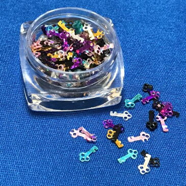 【5/1再入荷】鍵のホログラム/カラーミックス/オーロラ/ネイル/レジン/キー/カギ