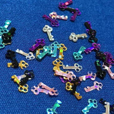 【5/1再入荷】鍵のホログラム/カラーミックス/オーロラ/ネイル/レジン/キー/カギ