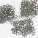 (約300個)丸カン 4mm 5mm 5.5mm 金具 シルバー 各100個 パーツ ハンドメイド 資材 お得用