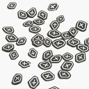 (2gセット)棺のデコパーツ 棺桶 クロス 十字架 吸血鬼 バンパイア ファンタジー ハロウィン 樹脂パーツ デコ レジン封入 パーツ ハンドメイド