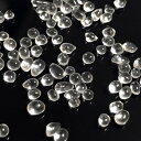 (10g)小さなグラスグレーン 透明 クリア 約1~3mm ガラスの粒 レジン 封入 ネイル パーツ ハンドメイド オルゴナイト シャカシャカ レジンアクセサリー