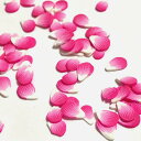 (2gセット)花びらのデコパーツ ピンク 花 フラワー 樹脂パーツ デコ レジン封入 ハンドメイド