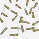 (10枚セット)ルージュのメタルパーツ 口紅 ゴールド リップスティック レジン封入 薄型 貼り付け ハンドメイド