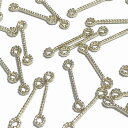 (4個セット)スティックのチャーム コネクター ライトゴールド パーツ ピアス イヤリング ハンドメイド ハンドメイドアクセサリー
