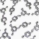 （2個セット）分子のチャームC コネクター 銀古美 原子 化学 理系 パーツ ハンドメイド