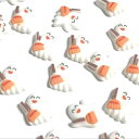 （5個セット）お化けのデコパーツ プラパーツ 箒 ホウキ ゴースト ハロウィン 白 オバケ 幽霊 ハロウィン パーツ ハンドメイド ネイル 貼り付け