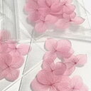(約5枚入り)紫陽花M アジサイ ドライフラワー ピンク 桃色 レジン封入 ネイル パーツ ハンドメイド プリザーブドフラワー