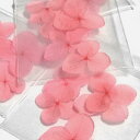 (約5枚入り)紫陽花O アジサイ ドライフラワー ピンク 桃色 レジン封入 ネイル パーツ ハンドメイド プリザーブドフラワー