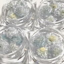 (4輪入り)イモーテルS レジン 封入 資材 花 プリザーブドフラワー ドライフラワー ライトブルー 水色 ハンドメイド ハーバリウム