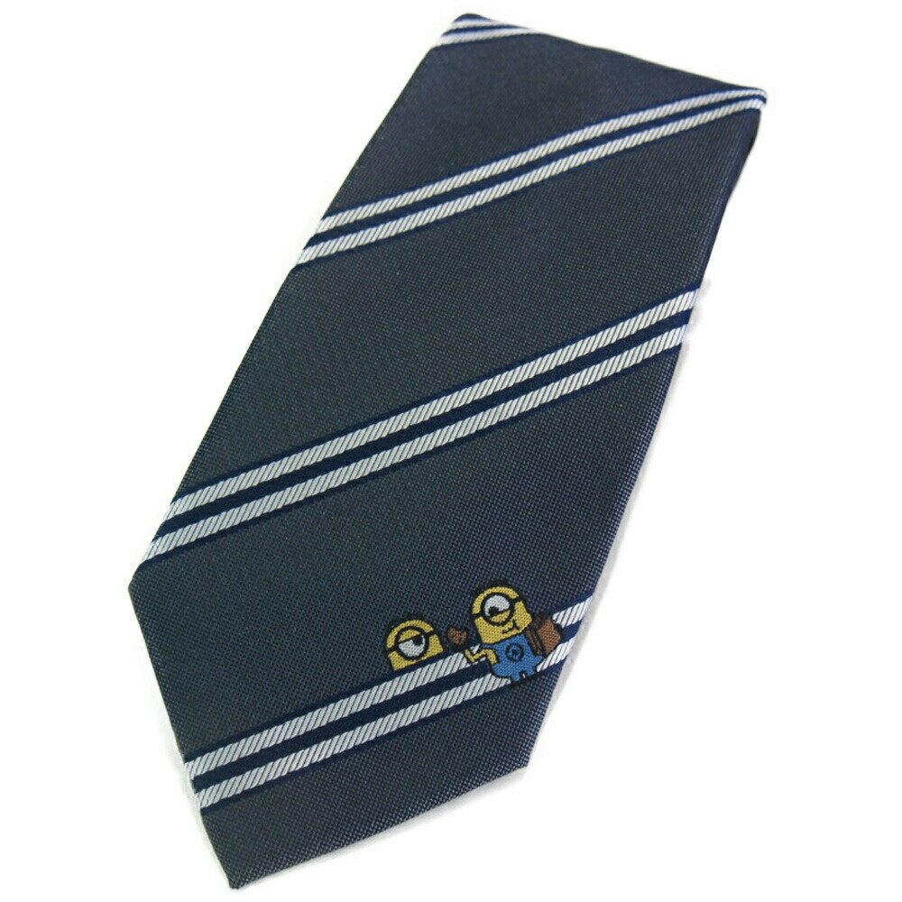 ミニオン キャラクター ネクタイ 可愛いプレゼントに最適なネクタイです。