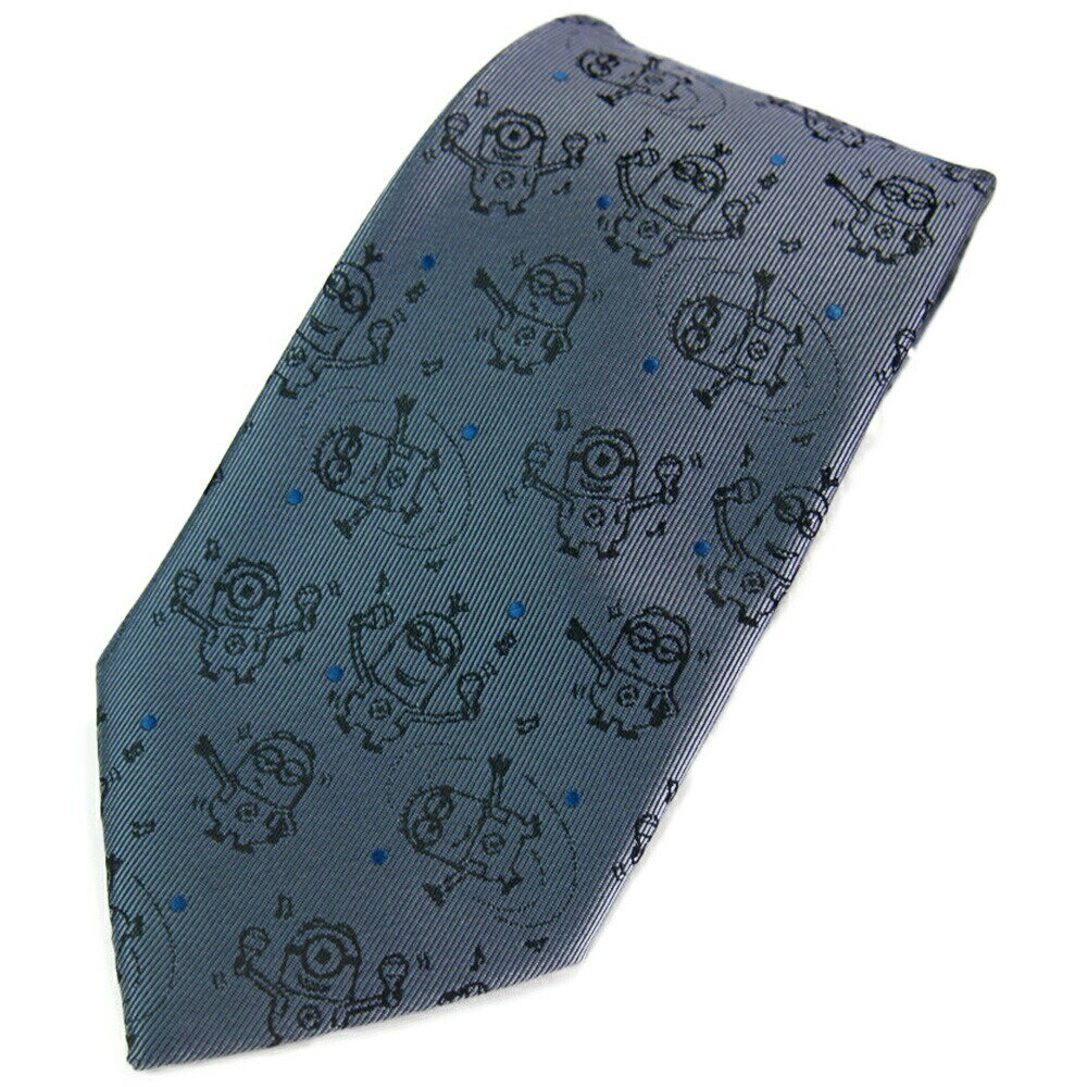 ミニオン キャラクター ネクタイ 可愛いプレゼントに最適なネクタイです。