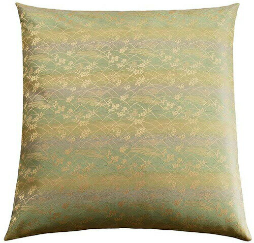 仏壇座布団 仏前座布団 法事 法要 和室 お盆 お寺さん用 座布団 国産 日本製 送料無料 津軽 露芝に花 490