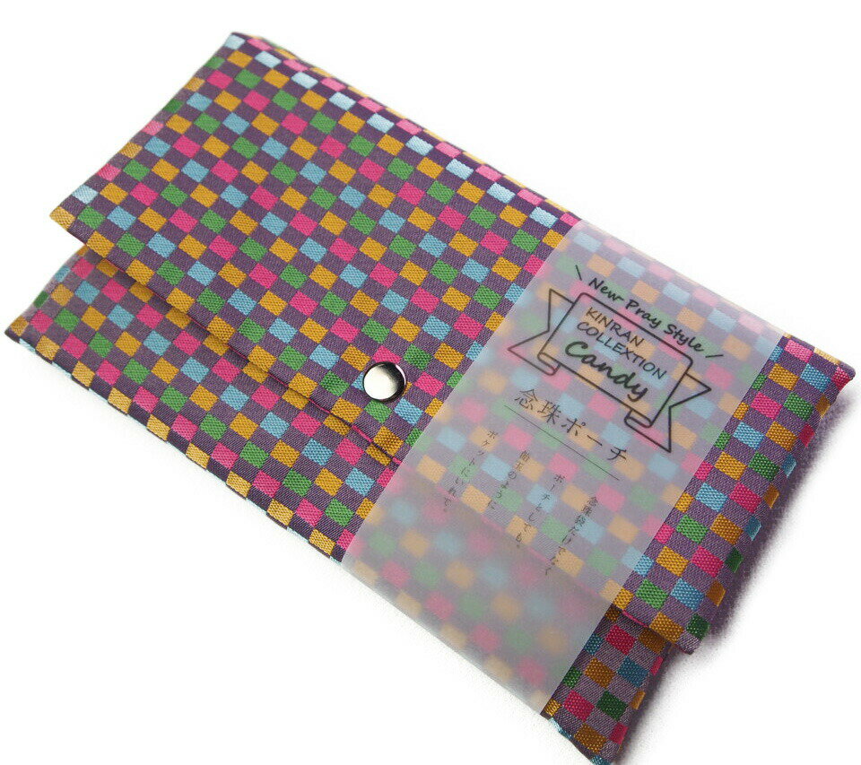 国産 念珠入れ（念珠袋、数珠入れ）モダン風生地が人気。縁起も良く一味違った柄17.5×10cmメガネ入れで..