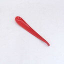 デザートスプーン 陶器 14cm 赤【四季彩-陶器ONLINE-】レンゲ 陶器 レンゲスプーン レッド 美濃焼 業務用