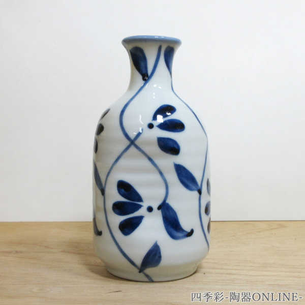 酒器 徳利 大 唐草日本酒 徳利 おしゃれ 陶器 2合 美濃焼