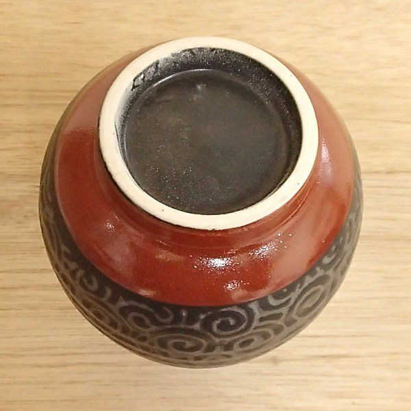 徳利 朱巻天目唐草日本酒 酒器 徳利 約2合 ...の紹介画像3