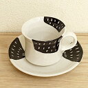 コーヒーカップ&ソーサー 黒カスリコーヒーカップ 陶器 和風 業務用 美濃焼