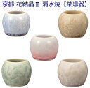 京都 花結晶2 清水焼 茶湯器全5色設定