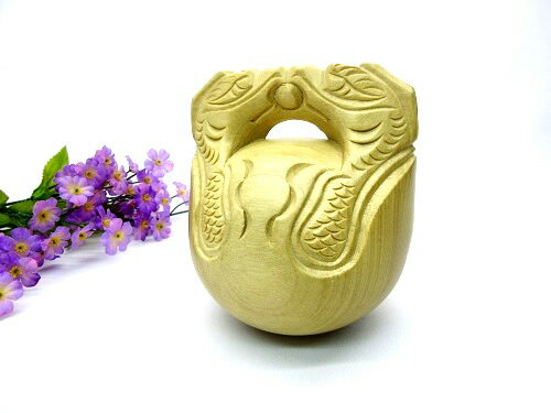 本楠木魚 並彫 5.0寸 撥付