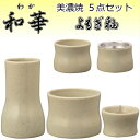美濃焼 5点セット和華(わか) よもぎ釉