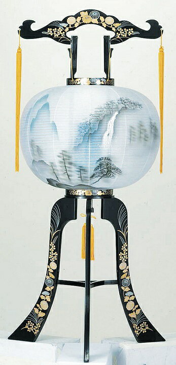 614 多賀城回転　高96cm PC製　ビニロン紙　盆提灯