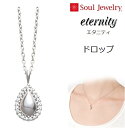 ・遺骨ペンダントSoul Jewelryエタニティ ドロップ プラチナ