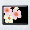 【今だけP+3倍と最大2000円クーポン】 付箋 ケース ポストイット 蒔絵 桜花(黒) かわいい おしゃれ 父の日 母の日 敬老の日 和風 和柄 漆器 蒔絵 ...