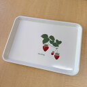【SALE商品最大50%+最大2000円OFFクーポン】 蒔絵 ノンスリップ トレー 苺 イチゴ つばき お盆 トレー トレイ 滑り止め すべり止め 和柄 果物 フルーツ