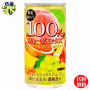 サンガリア　果実味わう100％フルーツミックスジュース 190g缶×30本 1ケース
