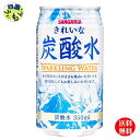 【2ケース送料無料】 サンガリア きれいな炭酸水 350ml缶×24本入 2ケース(48本)