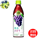 【送料無料】キリン 小岩井 純水ぶどう 430mlペットボトル×24本入 1ケース