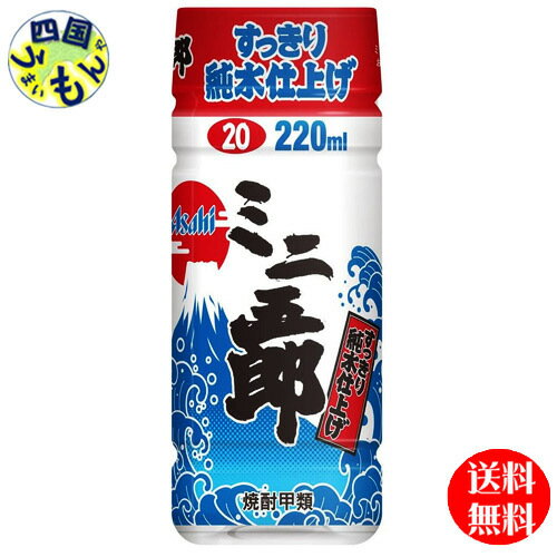 【2ケース送料無料】　焼酎 ミニ五郎　20度 ペットボトル　220ml×30本 2ケース　60本