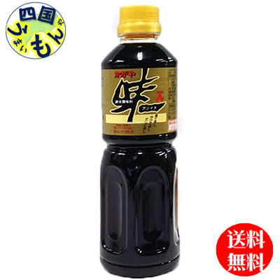 【送料無料】 かがや 味一 アジイチ 醤油 500mlペットボトル×12本入 1ケース (加賀屋&醤油)